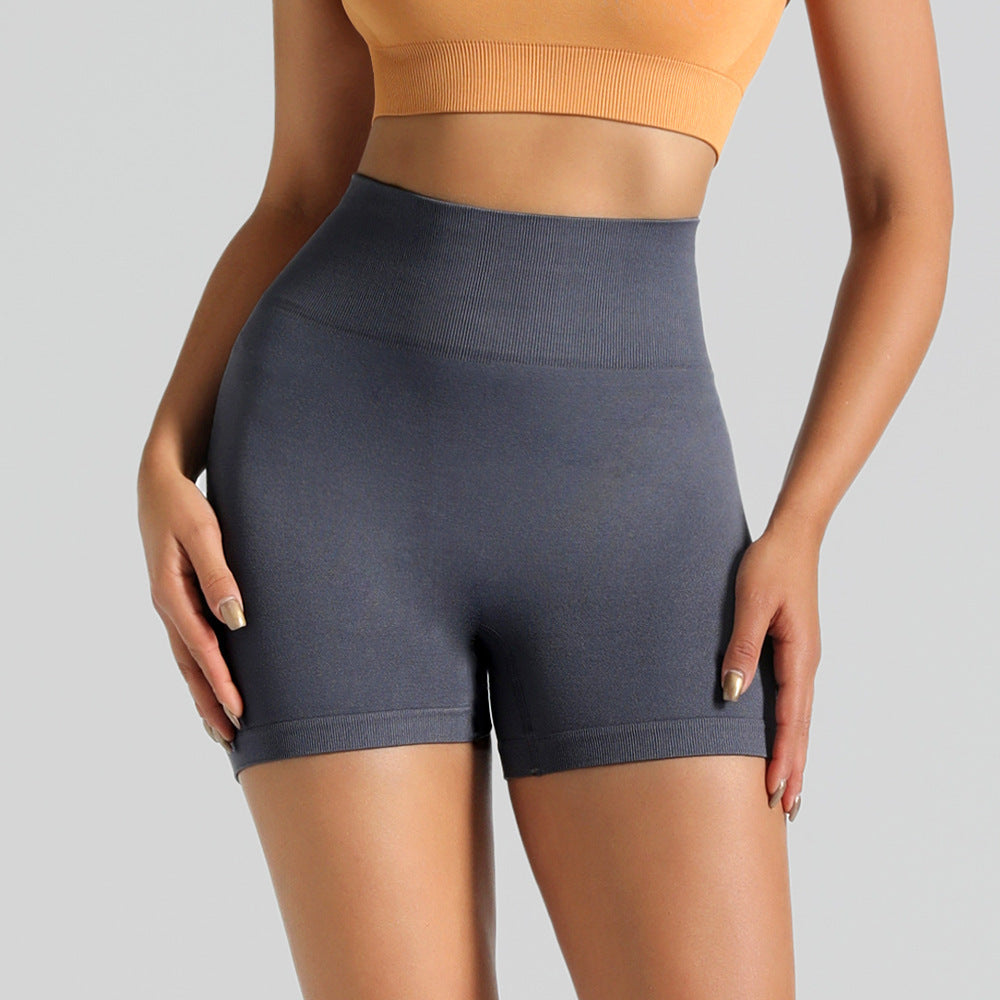 Outdoor Seamless Yoga Shorts Hip Lifting Fitness
