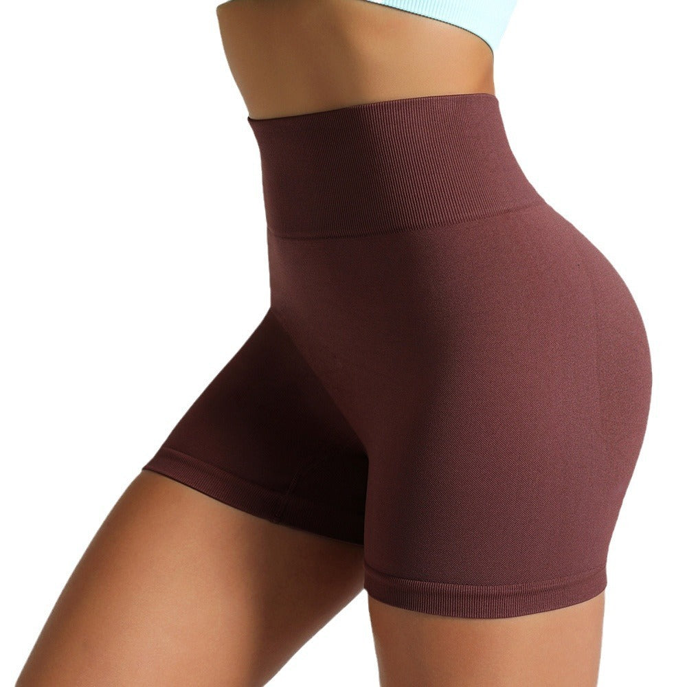 Outdoor Seamless Yoga Shorts Hip Lifting Fitness