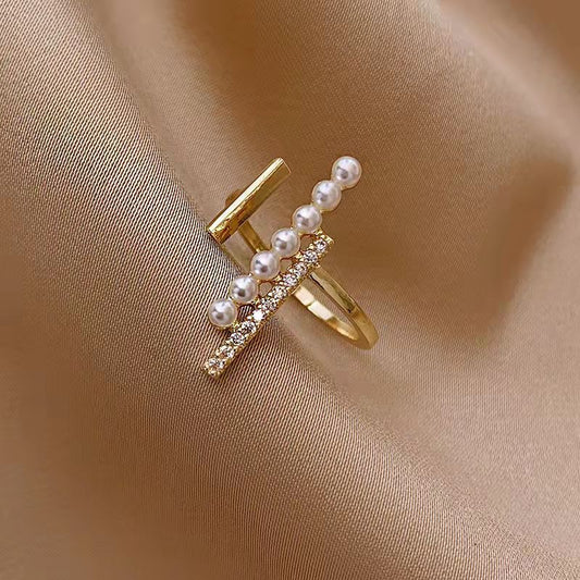 High-grade Light Luxury Design Ring Women's Fashion Temperamental Minority Exquisite
