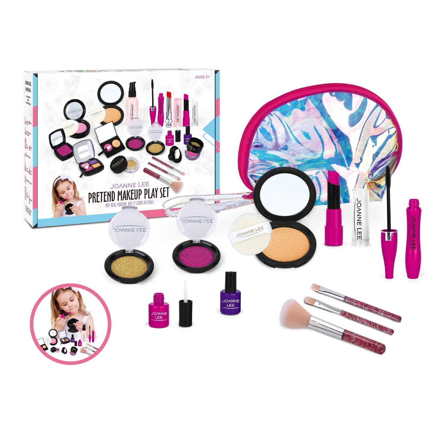 Play House Children's Cosmetics Toy Girl Simulation Makeup Ornament Handbag Set