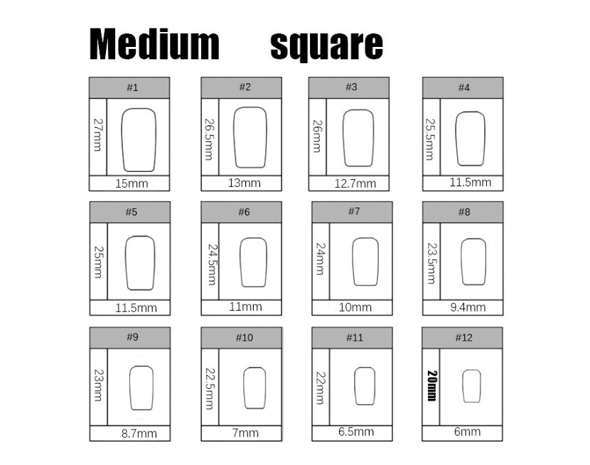 Women's Fashion French Detachable Fake Nails