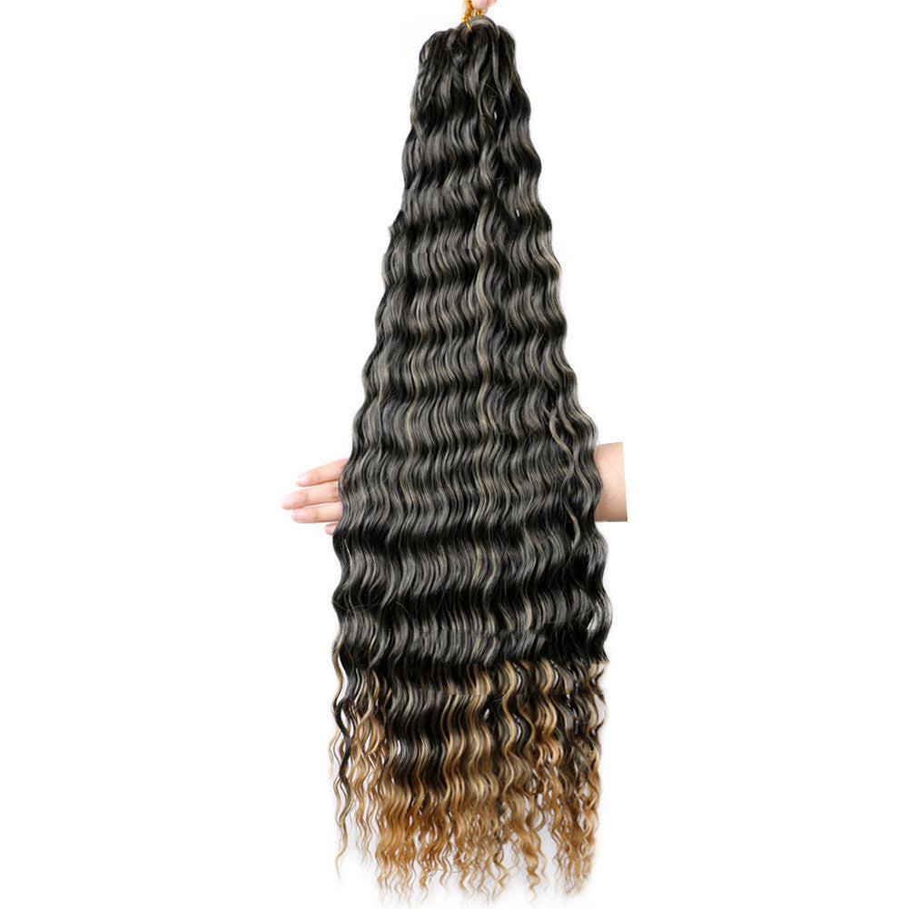 Chemical Fiber Wig Crochet Deep Curve 32inch
