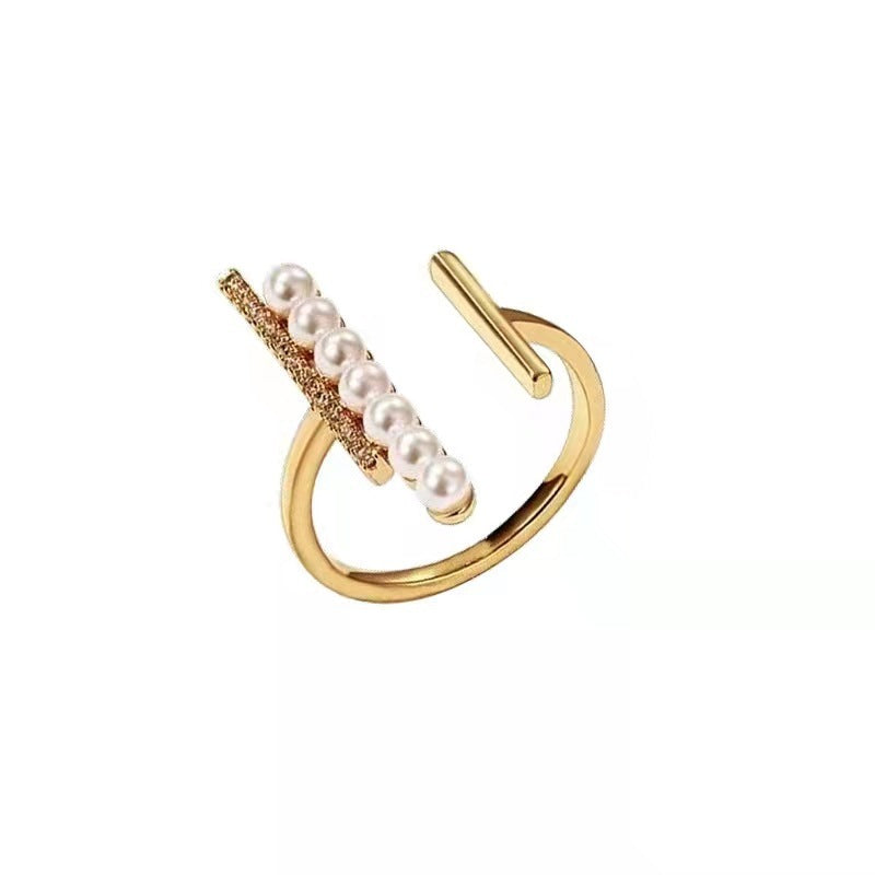 High-grade Light Luxury Design Ring Women's Fashion Temperamental Minority Exquisite