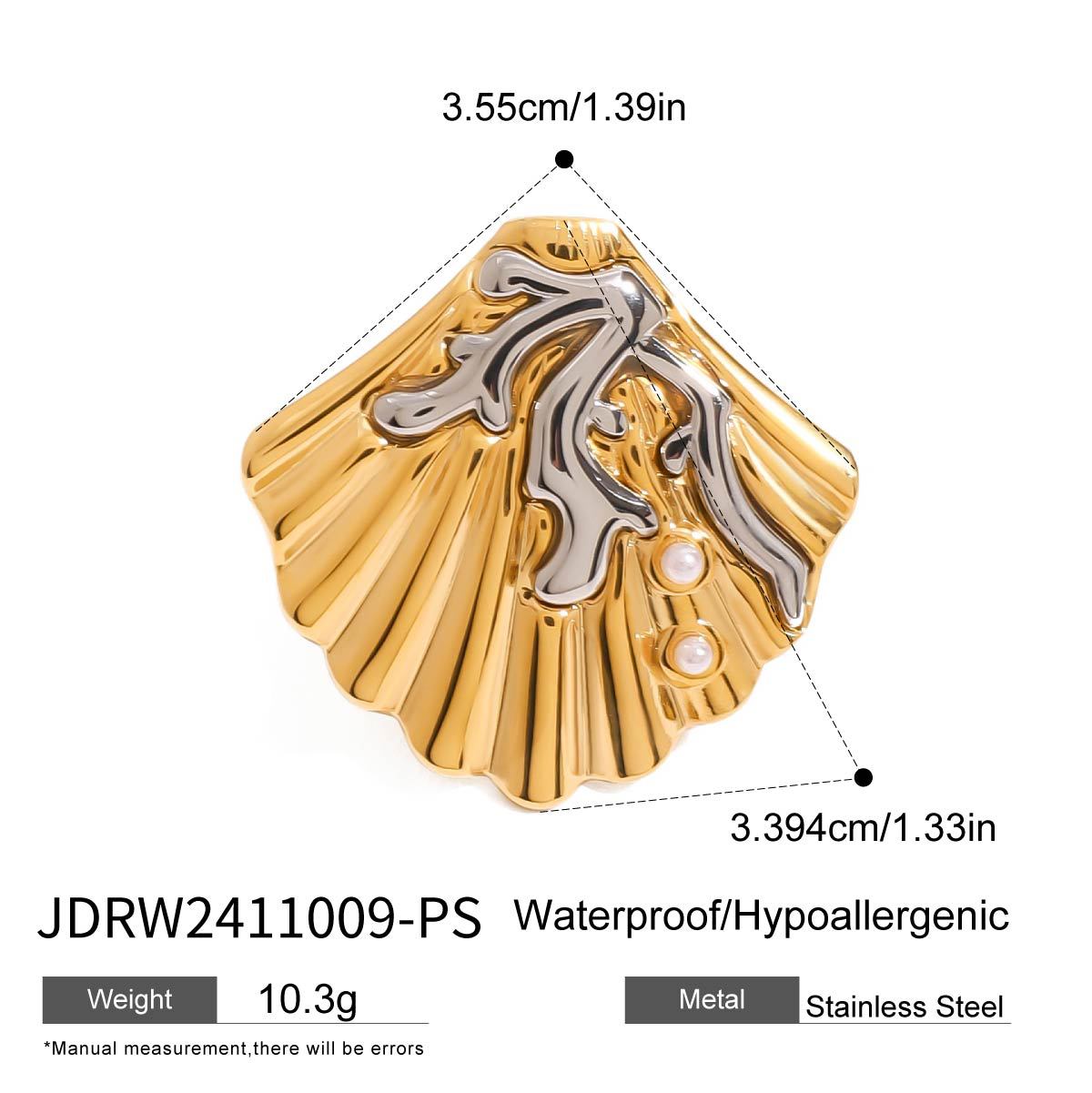 Special-interest Design Stainless Steel Jewelry Non-fading Ornament Ring