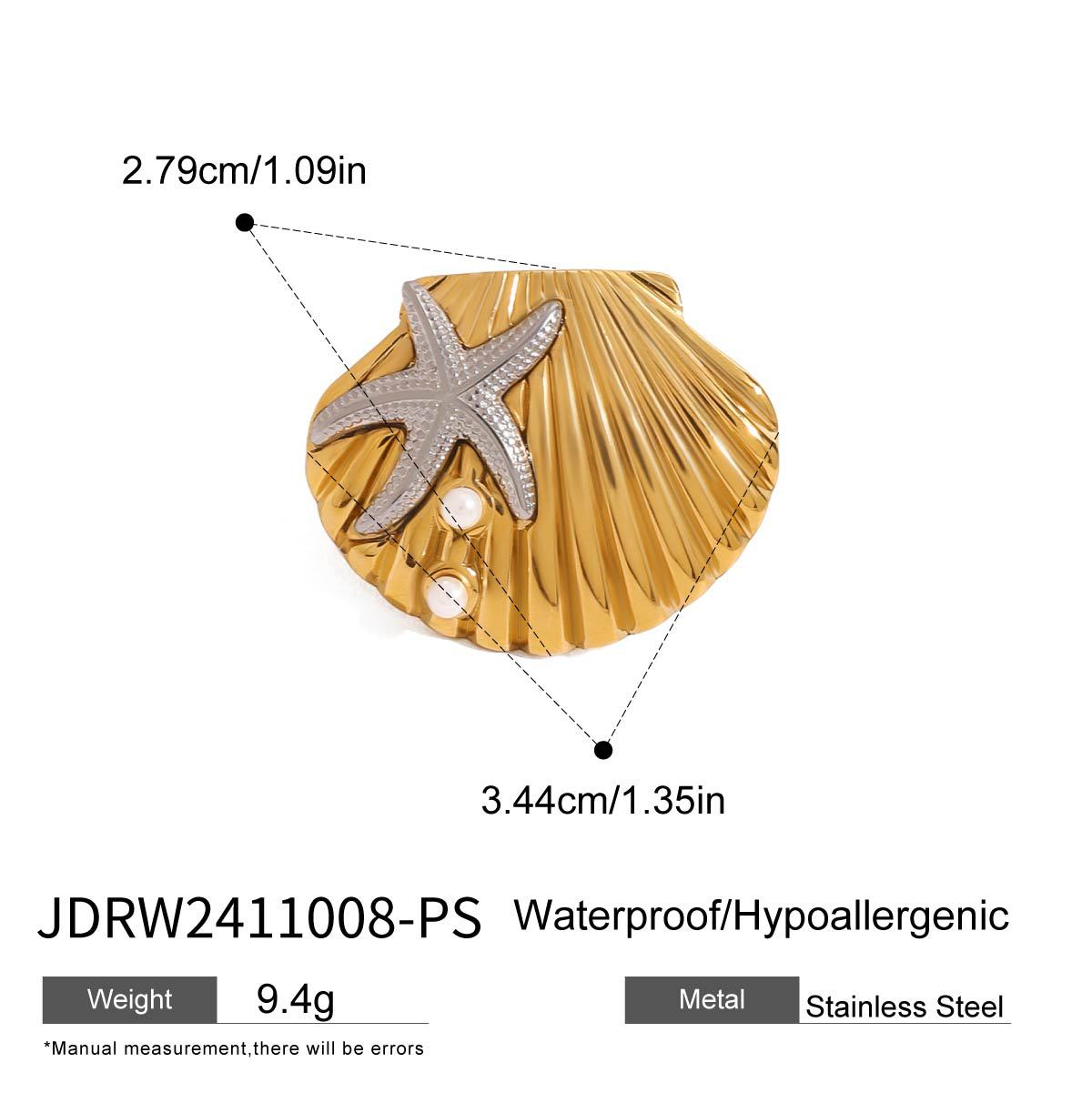 Special-interest Design Stainless Steel Jewelry Non-fading Ornament Ring