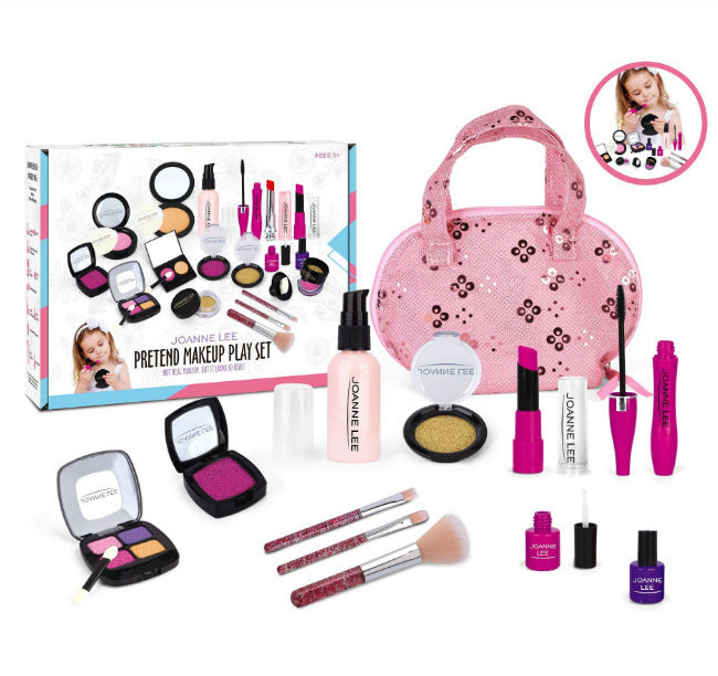 Play House Children's Cosmetics Toy Girl Simulation Makeup Ornament Handbag Set