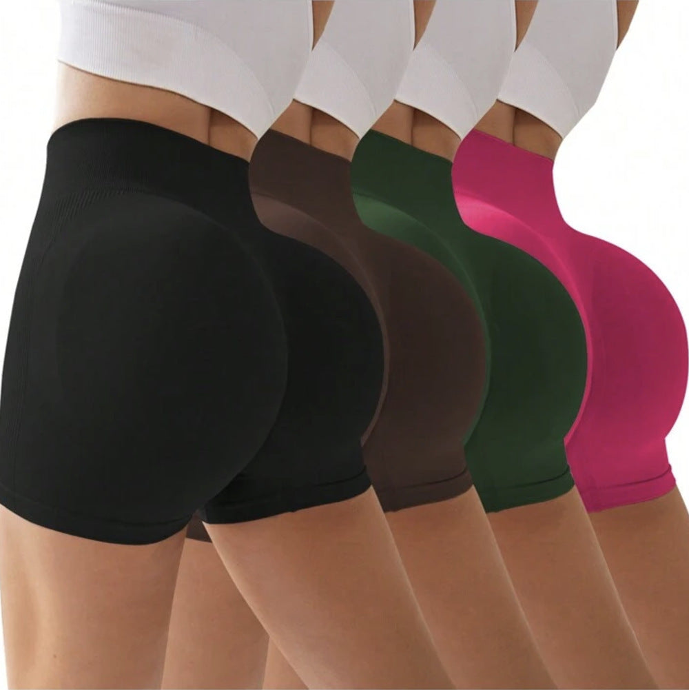 Outdoor Seamless Yoga Shorts Hip Lifting Fitness